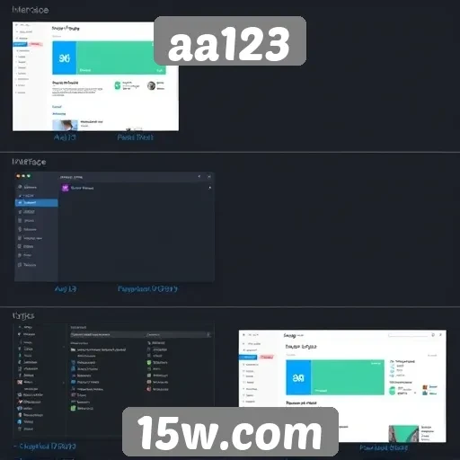 Evolução da interface do aa123 ao longo do tempo