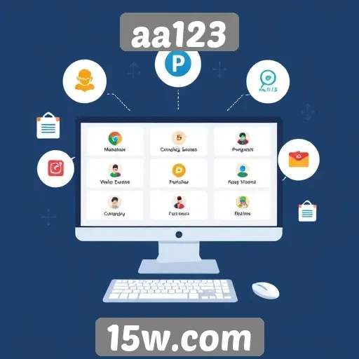 Exploração das principais funcionalidades do site aa123